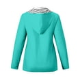thumbnail image 4 of adviicd Women's Waterproof Rain Jacket - Lightweight Breathable Cycling Windbreaker for Outdoor Sports & Commuting Mint Green, XL, 4 of 5