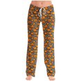 thumbnail image 5 of Stamzod Halloween Pajamas Women 2026 Loose Casual Drawstring Pajama Pants Fashion Cute Pumpkin Printed Soft Lounge Pants S, 5 of 7