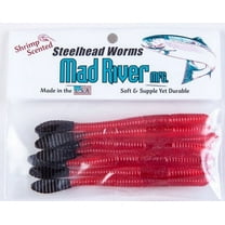 Mad River Steelhead Worms Nightmare 4", Soft Baits