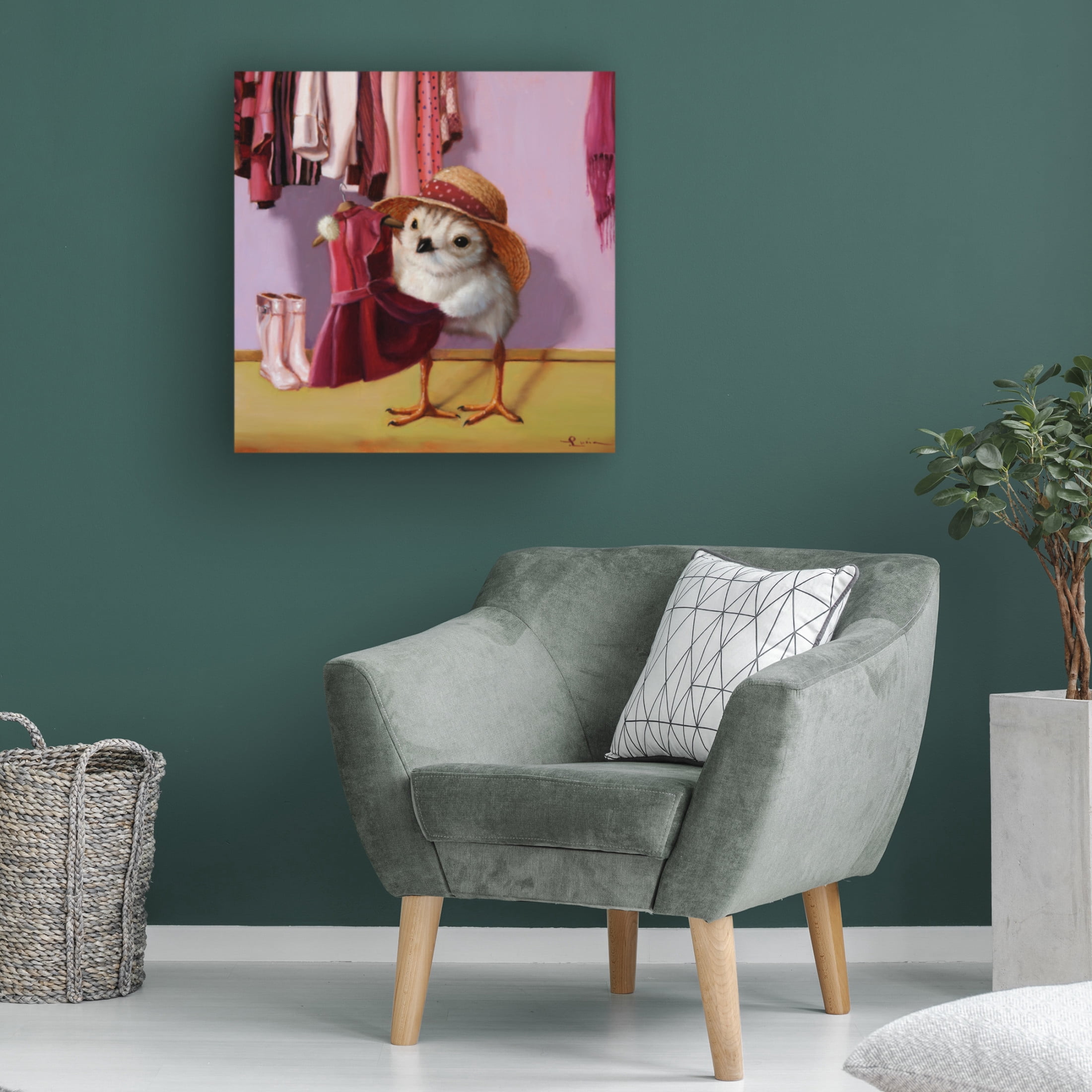 Canvas Wall Art - Lucia Heffernan 'The Find' Wall Art for Living Room, Bedroom, or Office Décor by Trademark Fine Art - 24 x 24 Inches