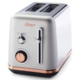 thumbnail image 2 of Oster 2 Slice Toaster, Metropolitan Collection with Rose Gold Accents, 2 of 5
