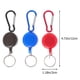 thumbnail image 4 of 6pcs Premium Retractable Key Hebillas Portátiles Reel Clips Anillos de llave retráctiles, 4 of 5