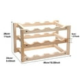 Wine Holder Wooden Wine Rack Wine Shelf Wine Display Stand for