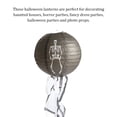 thumbnail image 3 of Inteprter Decoración de farol de Halloween, adorno para el hogar, diseño de escena DIY, linternas de papel plegables, accesorios, colgante para Festival Kits de decoración para fiestas Negro Inteprter HA068095-02, 3 of 6
