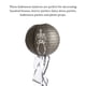 thumbnail image 4 of Bewildely Decoración de farol de Halloween, suministros interesantes para fiestas, diseño de escena DIY, farolillos de papel, accesorios, accesorio Kits de decoración para fiestas Negro Bewildely HA068095-02, 4 of 6