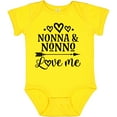 thumbnail image 3 of Inktastic Nonna and Nonno Love Me Boys or Girls Baby Bodysuit, 3 of 5