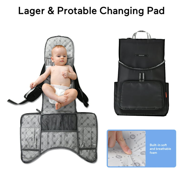 Momcozy Diaper Bag Backpack 560g Ultra Light Stylish Baby Bags