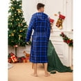 thumbnail image 4 of VULCANODON Peignoir pour Homme avec Capuchon, Peignoir en Molleton Peignoirs Peluche pour Hommes, 4 of 4