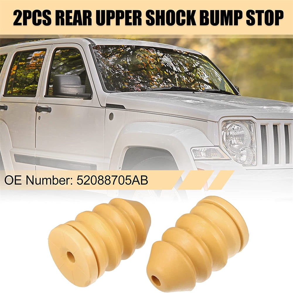 FYUU 2PCS Rear Jounce Bumper Bump Stop for Jeep Liberty KJ 20022007