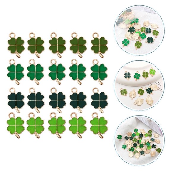 Milisten 48Pcs Charms for Jewellery Making Assorted Color 1.8x0.4in Diy Lovers Work Party