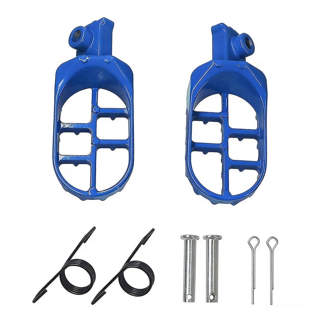 Estriberas de motocicleta, repuestos, reposapiés para Yamaha PW50/80 Azul