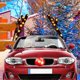 thumbnail image 3 of Car Christmas Reindeer Antler Decorations, Glow Vehicle Christmas Car Decor Kit With Jingle Bells And Red Nose, Cute Reindeer Antler Christmas Car Cos, 3 of 5