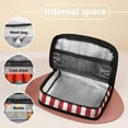 thumbnail image 6 of KUIFORTI Small Lunch Bag Food Container Handbag Leakproof Tote Lunch Pouch Reusable Lunch Bag Keeps Warm Cold, American Star Print, 6 of 7