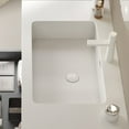 thumbnail image 2 of Bathroom Vanity 30" Integrated Rectangular Undermount Basin without Drain and Faucet, White,Vanity With Sink, 2 of 5
