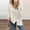 White, variant on Herrnalise Women's Lightweight Vee Cardigan Sweater Fashion Women Buttons Long Sleeve Casual Solid Short Coat Cardigan Blouse