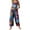 Bleu m, variante sur Combinaison pour Femmes avec Poches Sans Manches Jambes Larges Salopette Grande Taille