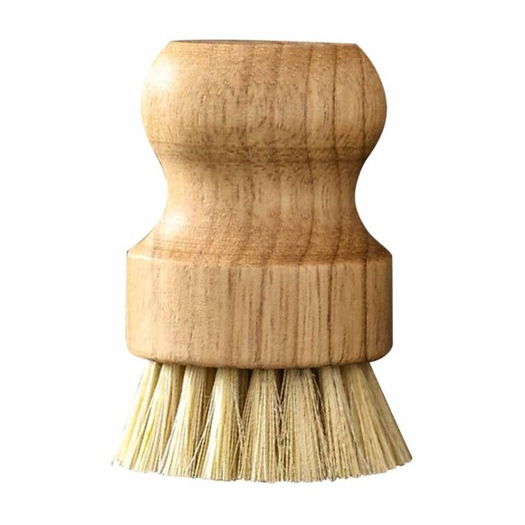 EGNMCR Brushes 2 Pcs Dish Brush Wood Dishes Scrub Brush Pot Brush For Kitchen Cleaning Dishes Pots Pans pot brush