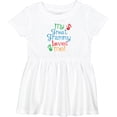 thumbnail image 3 of Inktastic My Great Grammy Loves Me Grandchild Girls Baby Dress, 3 of 5