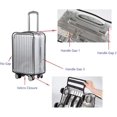 thumbnail image 2 of ORUYROP Transparent Luggage Cover PVC Luggage Protector Clear Baggage Cover Suitcase Protective Cover Perfect Fit Beloved Suitcase (28inch Luggage Cover), 2 of 6