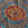 thumbnail image 2 of Round Tablecloth Indianturkish Ethnic Mandala Polyester Tablecover 60 Inch with Lace Design, Anti-Wrinkle and Smooth Table Cloth for Kitchen/Home Decoration, 2 of 8