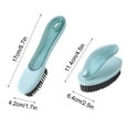 thumbnail image 2 of Qnjujn Soft Bristle Shoe Brush, Gentle Non-Scratch Cleaning for Leather Sneakers, Dense Bristles for Deep Cleaning, Extended Handle for Inner Sole Edges Multi-Purpose Household Brush, 2 of 2