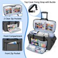 thumbnail image 3 of Funda de transporte con ruedas para máquina de coser y bordar CURMIO, 3 of 7
