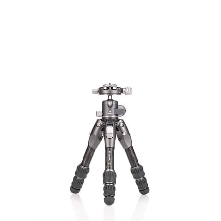 Benro Série Tortoise Ttor03C Trépied Sans Colonne en Fibre de Carbone et Tête à 3 Sections Gx25