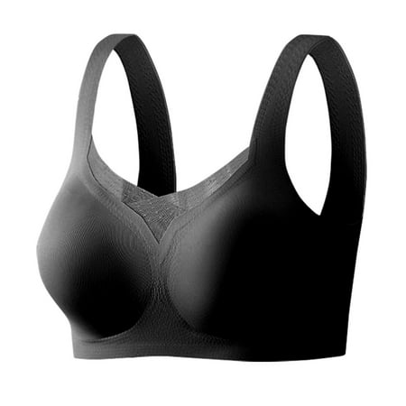 Fsqjgq Womens Underwear Push Up Bras for Women Adhesive Bras Lace No Underwire Seamless Bralettes for Women Wireless Bra Soft Support Everyday T Shirt Bras Push Up Bras Padded Nursing Bras Corsets