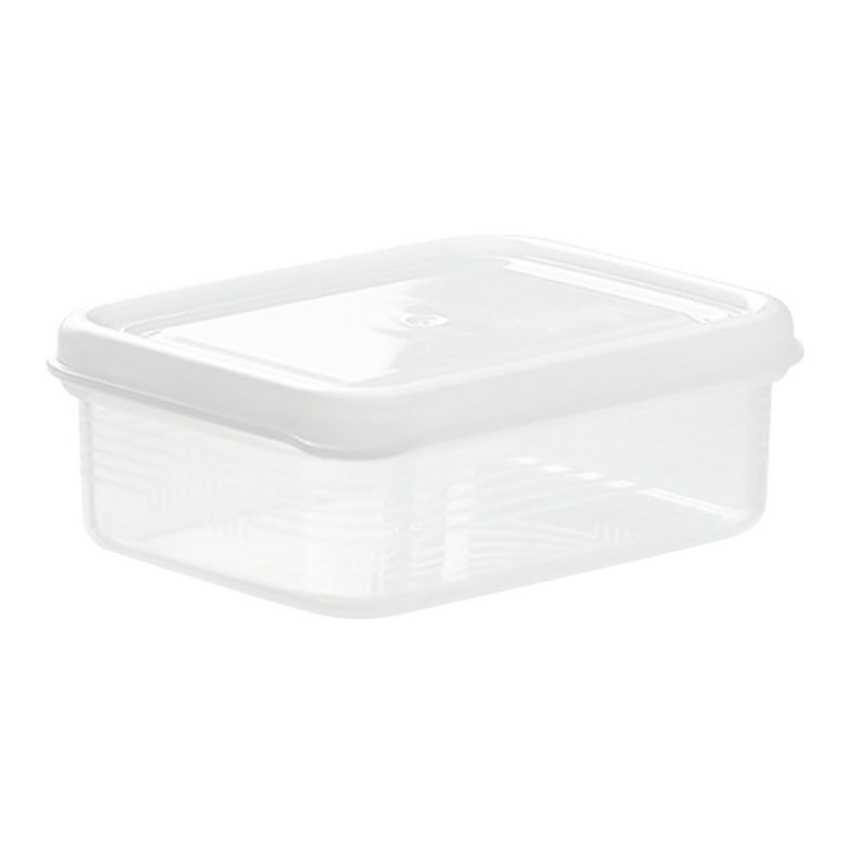 1pc Refrigerator Freezer Storage Container, , Seal Preservation, With Grid,  Suitable For Meat, Ice Cream And Other Cold Food