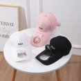 thumbnail image 3 of Rosa Usb recargable verano tres velocidades de viento mini ventilador protector solar sombrilla sombrero ventilador usb sombrero herramientas gorras unisex, 3 of 5