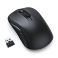 thumbnail image 1 of HLONK Bluetooth Mouse   Wireless Mouse Multi-Device Mouse (BT1+BT2+2.4G)  3 Adjustable DPI Levels  6 Buttons Portable Mouse Compatible for Windows//Mac OS/Android-Black, 1 of 7