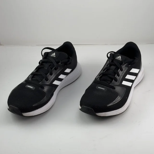 Adi - das Runfalcon 2.0 Mens Black Trainers Running Gym Training Shoes UK Size 5.5