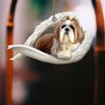 thumbnail image 4 of Car Angel Puppy Sleeping Car Trailer dentro del espejo retrovisor Penda decorativa Wmkox8yii fhajkh781, 4 of 6