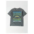 thumbnail image 4 of Women's Gameday Couture  Gray Los Angeles Chargers Oversized Classic Grind Washed T-Shirt, 4 of 4