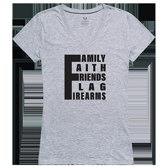 5 Things YDMW 1 Graphic V-Neck T-Shirts, Heather Grey - Small