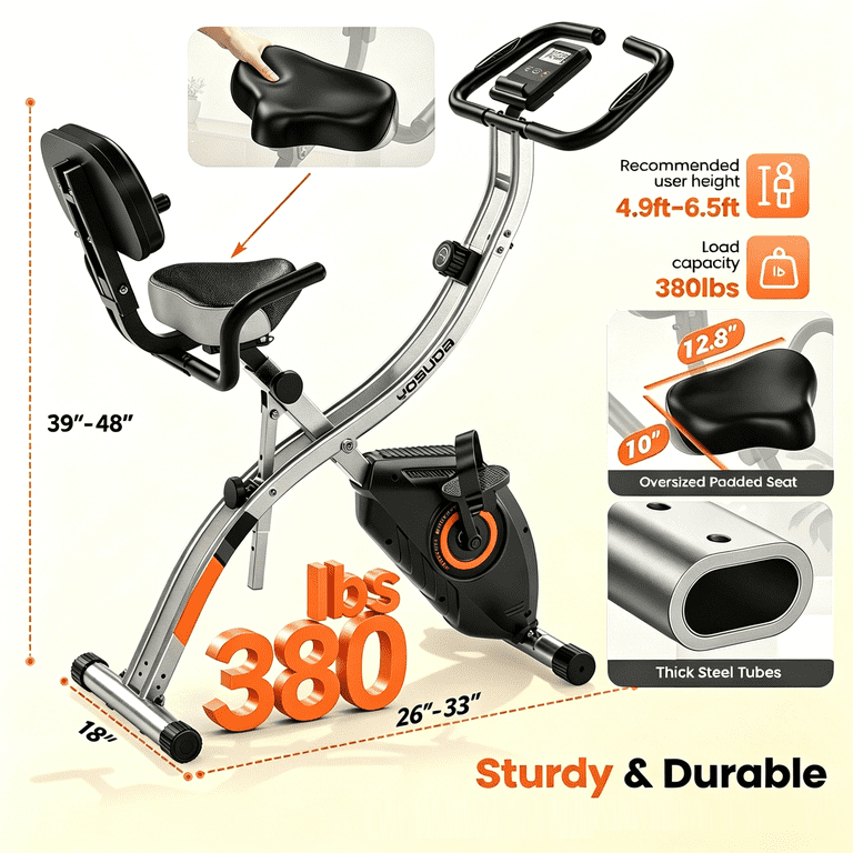 FED Fitness Yosuda EB4 5-in-1 Exercise Bike, 380 Lb photo 5