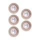 thumbnail image 2 of 5 botones de diamantes de imitación, botones de broche con parte trasera plana, bordados de moda para coser Estilo A, 2 of 7