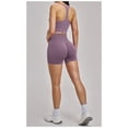 thumbnail image 2 of Top-kevin Women 2 Piece Workout Sets High Waisted Tummy Control Biker Shorts Halter Padded Tank Tops, 2 of 7