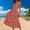 Red(New), variant on PNTUTB Summer Fashion Women's Print Round Neck Casual Loose Comfortable Resort Style Sleeveless Maxi Dress