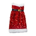 thumbnail image 2 of Décorations de Noël pour Bouteille de Vin, Robe à Sequins de Canari, Robe de Sac à Vin, 2 of 5