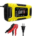 thumbnail image 3 of jiaping Battery Charger Battery Maintainer Fully Automatic with Display Trickle Charger Yellow, 3 of 9