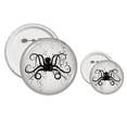 thumbnail image 1 of Black Octopus Marine Life Illustration Pins  Badge Button Design Kit Craft Sets, 1 of 3
