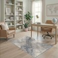 thumbnail image 2 of ODIKA Large Cloudy Grey Veined Gradient Effect Abstract Plush Under for Playroom, Bedroom, Reading Nook, Pet Friendly & Kids Safe Play, 2 of 7