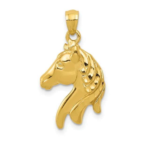 Icecarats 14k Yellow Gold Horse Head Pendant Charm Necklace Animal Man For Dad Mens Him Com - Gold Horse Head Pendant Icecarats 14k Yellow Gold Horse Head Pendant Charm Necklace Animal Man For Dad Mens Him Com - Gold Horse Head Pendant
