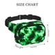 thumbnail image 4 of Fotbe Green Tie Dye Cangurera Cuadrada con Estampado de Doble Capa, Bolsa de Cintura Ajustable Mini para Hombres y Mujeres, 4 of 9