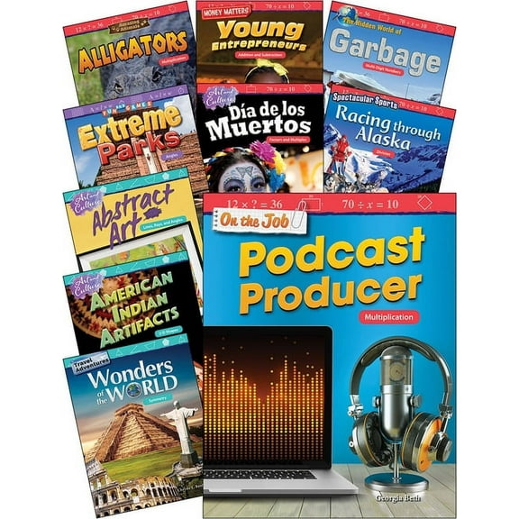 Mathematics in the Real World: Operations and Algebraic Thinking, and Geometry for Fourth Grade, 10-Book Set (Other)