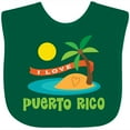 thumbnail image 3 of Inktastic I Love Puerto Rico Boys or Girls Baby Bib, 3 of 4