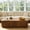 Walnut, variant on YWEN Wooden Coffee Table, 47.2" Rectangle Mid Century Modern Water Ripple Texture Center Table with 2 Drawers, Cocktail Tea Table with Safe Curved Corners for Living Room Home Office
