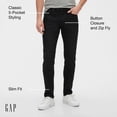 thumbnail image 2 of Jeans Slim Taper Fit GAP Lavado Negro 36W x 34L, 2 of 7