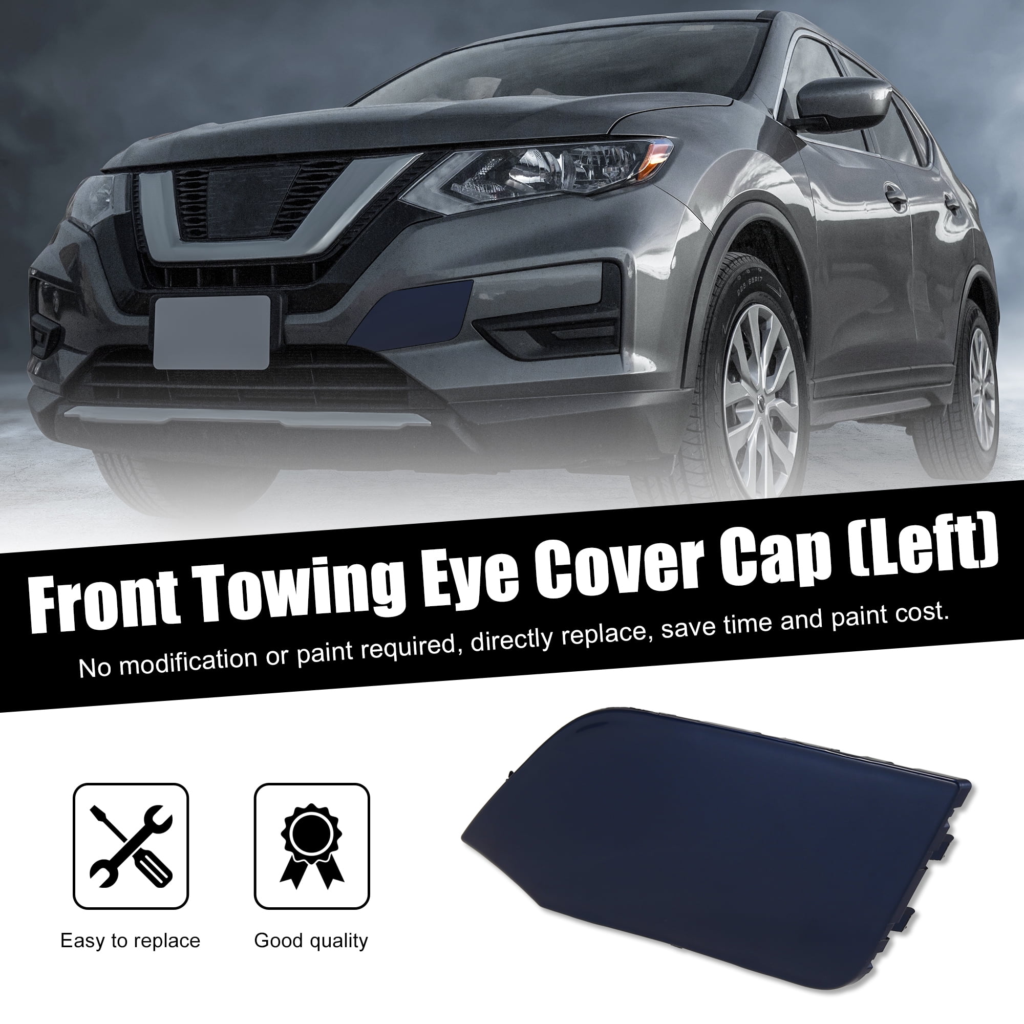 For 2017-2020 Nissan Rogue Front Bumper Tow Hook Cover 622A0